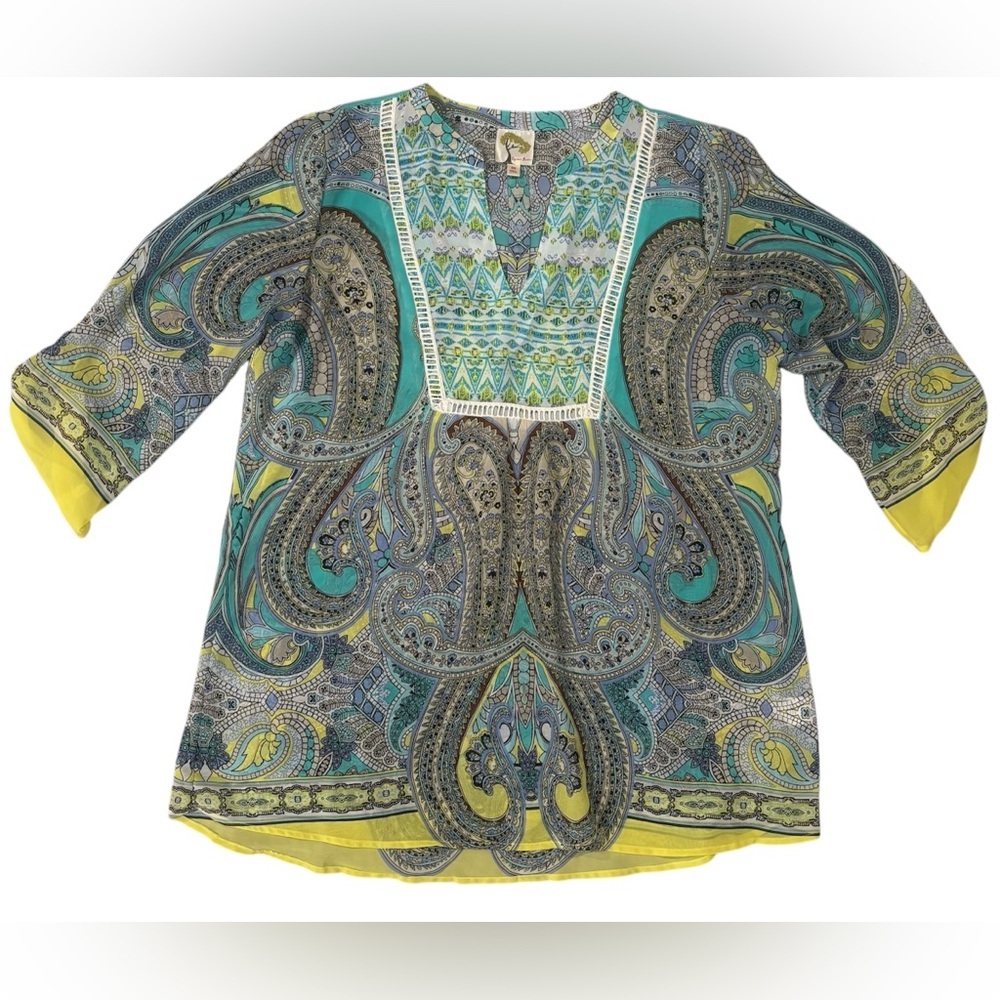Anthropologie Fig & Flower Top Size M